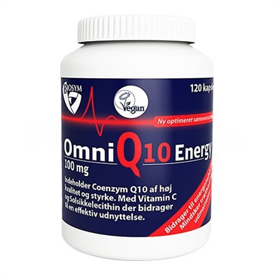 OmniQ10 energy 100 mg - 120 kapsler